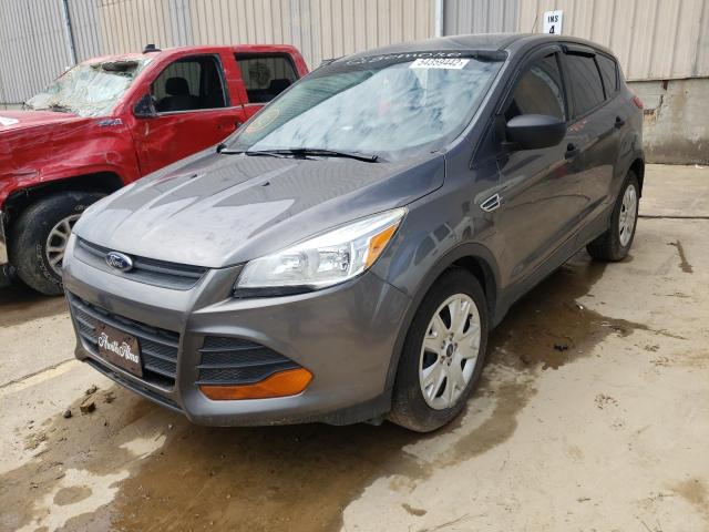 1FMCU0F71EUA44056 - 2014 FORD ESCAPE S GRAY photo 2