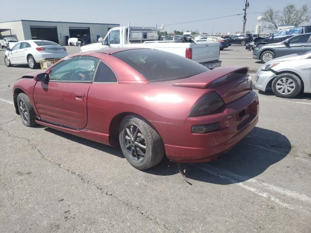 4A3AC84H82E097610 - 2002 MITSUBISHI ECLIPSE GT MAROON photo 3