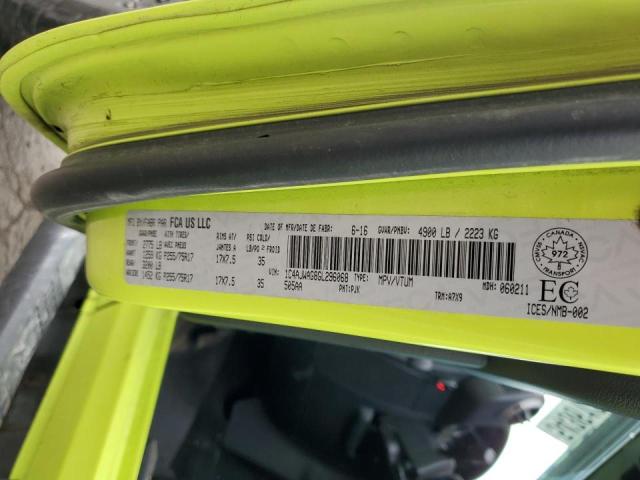 1C4AJWAG8GL296068 - 2016 JEEP WRANGLER S GREEN photo 10