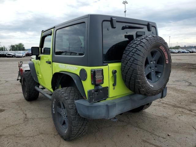 1C4AJWAG8GL296068 - 2016 JEEP WRANGLER S GREEN photo 3