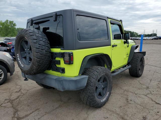 1C4AJWAG8GL296068 - 2016 JEEP WRANGLER S GREEN photo 4