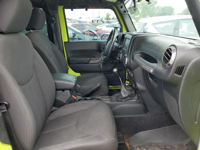 1C4AJWAG8GL296068 - 2016 JEEP WRANGLER S GREEN photo 5