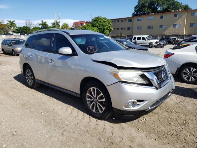 5N1AR2MN2FC612134 - 2015 NISSAN PATHFINDER SILVER photo 1