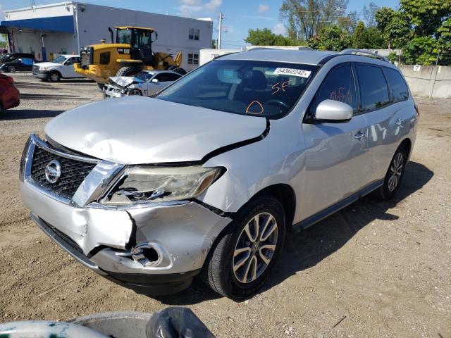 5N1AR2MN2FC612134 - 2015 NISSAN PATHFINDER SILVER photo 2