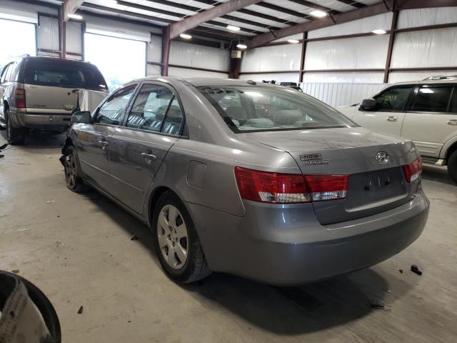 5NPET46C98H357519 - 2008 HYUNDAI SONATA GLS GRAY photo 3