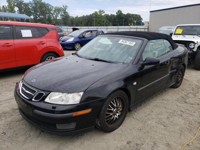 YS3FH71U676107261 - 2007 SAAB 9-3 AERO BLACK photo 2