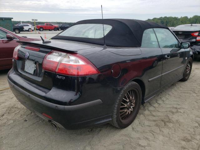 YS3FH71U676107261 - 2007 SAAB 9-3 AERO BLACK photo 4