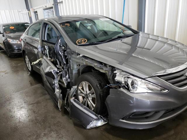 5NPEB4AC5EH881109 - 2014 HYUNDAI SONATA GLS GRAY photo 9