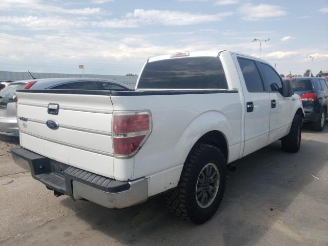 1FTPW14V89FA11489 - 2009 FORD F150 CREW WHITE photo 4