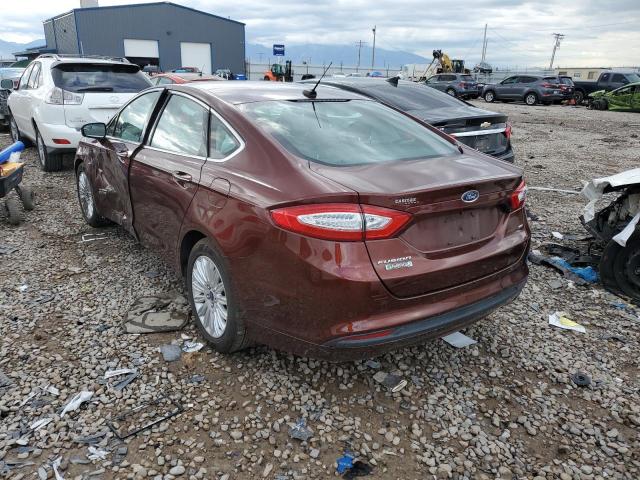 3FA6P0PU4GR229134 - 2016 FORD FUSION MAROON photo 3