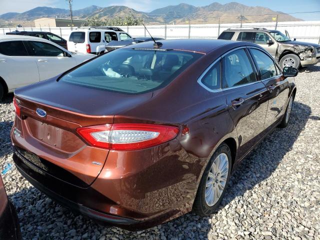 3FA6P0PU4GR229134 - 2016 FORD FUSION MAROON photo 4