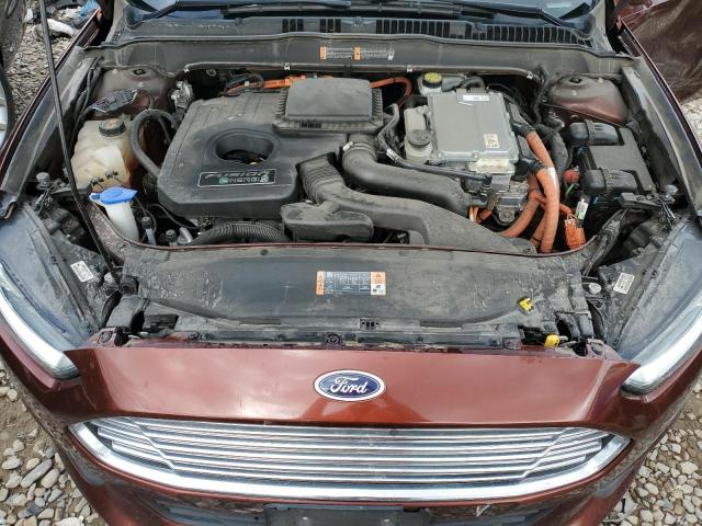 3FA6P0PU4GR229134 - 2016 FORD FUSION MAROON photo 7