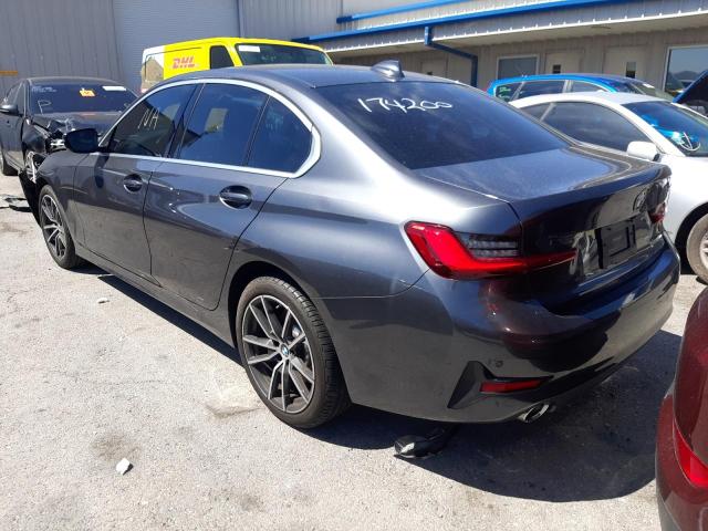 3MW5R1J07L8B15539 - 2020 BMW 330I GRAY photo 3