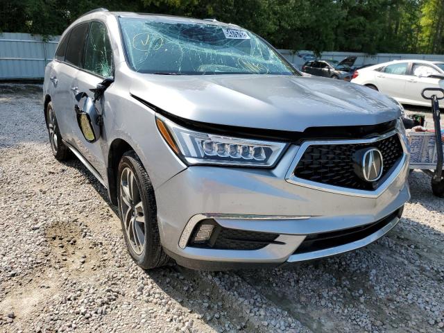 5FRYD4H83HB020070 - 2017 ACURA MDX ADVANC SILVER photo 1