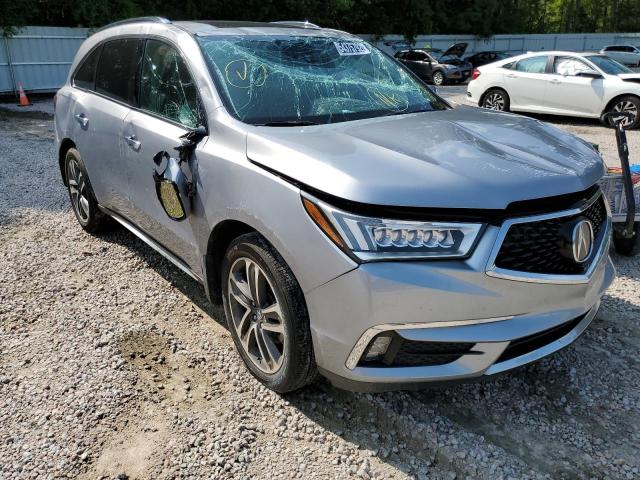 5FRYD4H83HB020070 - 2017 ACURA MDX ADVANC SILVER photo 9