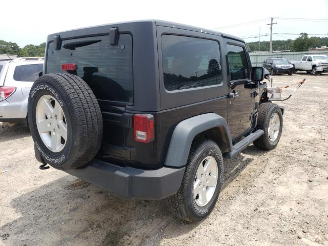 1C4GJWAG6DL618406 - 2013 JEEP WRANGLER S BLACK photo 4