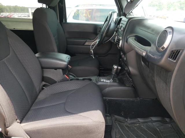 1C4GJWAG6DL618406 - 2013 JEEP WRANGLER S BLACK photo 5