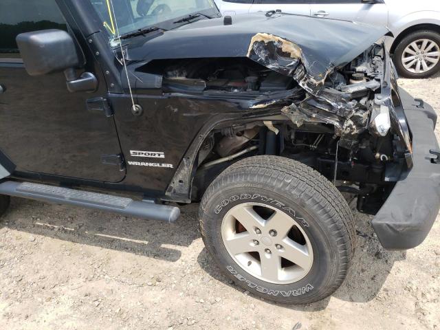 1C4GJWAG6DL618406 - 2013 JEEP WRANGLER S BLACK photo 9
