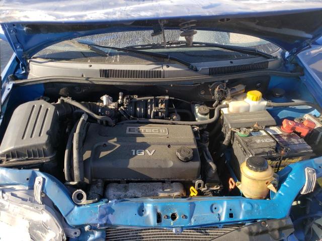 KL1TD52645B348791 - 2005 CHEVROLET AVEO BASE BLUE photo 7