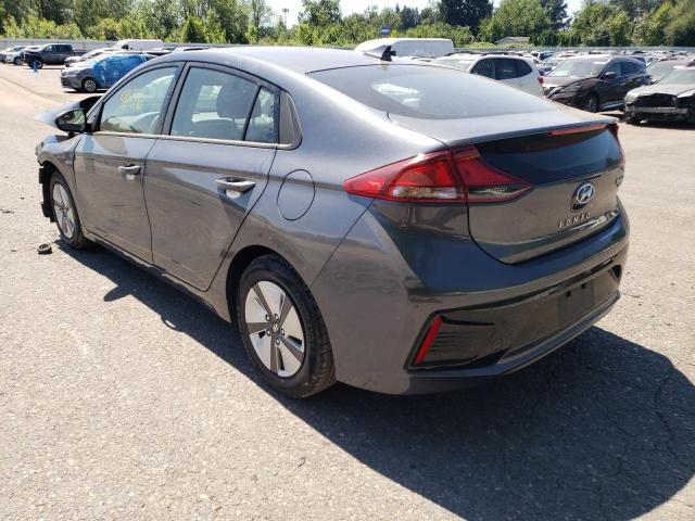 KMHC65LC0KU171062 - 2019 HYUNDAI IONIQ BLUE GRAY photo 3