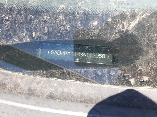 SALMB11483A112958 - 2003 LAND ROVER RANGE ROVE GOLD photo 10