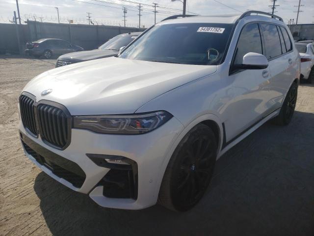 5UXCX6C03LLE35512 - 2020 BMW X7 M50I WHITE photo 2