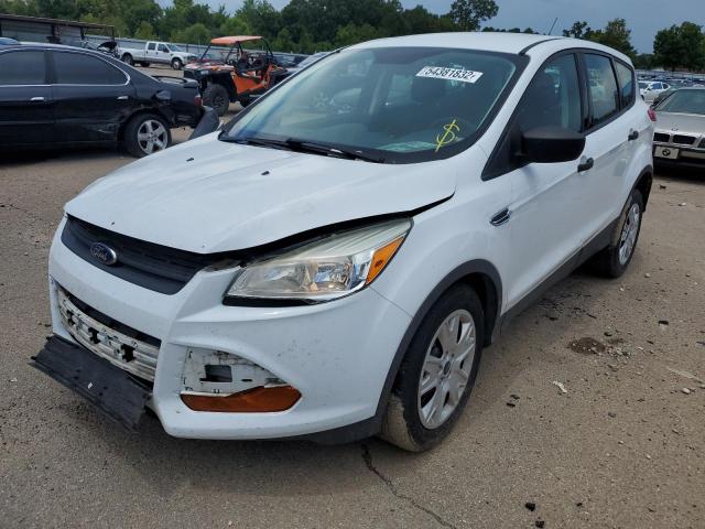 1FMCU0F79EUE01323 - 2014 FORD ESCAPE S WHITE photo 2