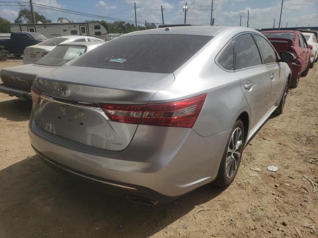 4T1BK1EB7HU264500 - 2017 TOYOTA AVALON XLE SILVER photo 4