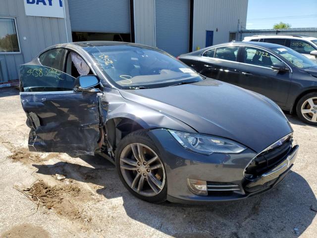 5YJSA1H16EFP65232 - 2014 TESLA MODEL S Boz foto 1