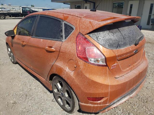 3FADP4GX6KM121516 - 2019 FORD FIESTA ST ORANGE photo 3