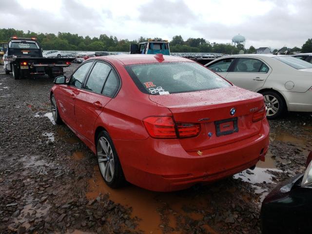 WBA3B9G59DNR89953 - 2013 BMW 335 RED photo 3