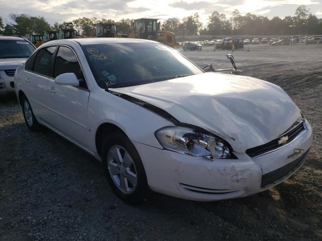 2G1WT58N879291337 - 2007 CHEVROLET IMPALA LT WHITE photo 1