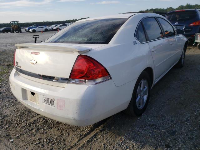 2G1WT58N879291337 - 2007 CHEVROLET IMPALA LT WHITE photo 4