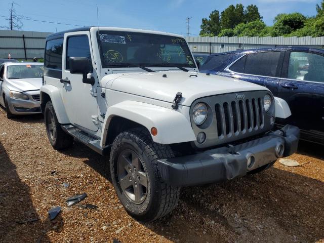 1C4AJWAG1FL563484 - 2015 JEEP WRANGLER S WHITE photo 1