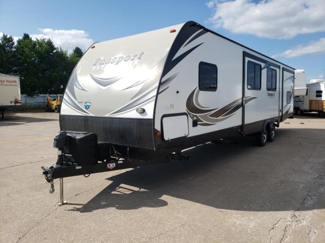 4YDT33525KT410047 - 2019 KEYSTONE PASSPORT თეთრი ფოტო 2