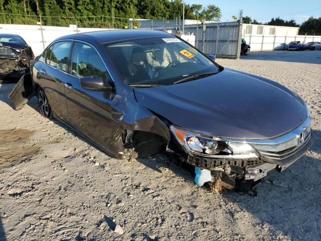 1HGCR2F39HA220938 - 2017 HONDA ACCORD LX GRAY photo 1