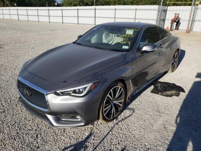 JN1EV7KK6MM410754 - 2021 INFINITI Q60 LUXE GRAY photo 2