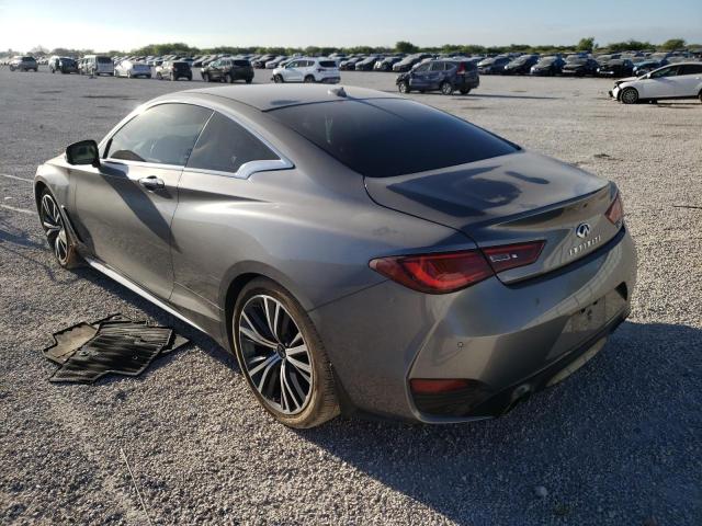 JN1EV7KK6MM410754 - 2021 INFINITI Q60 LUXE GRAY photo 3