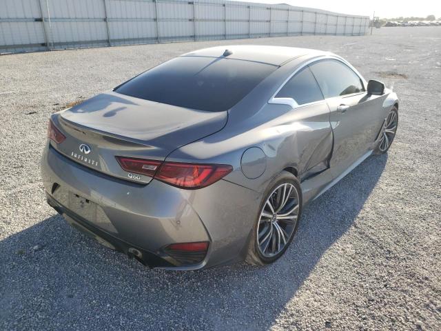 JN1EV7KK6MM410754 - 2021 INFINITI Q60 LUXE GRAY photo 4