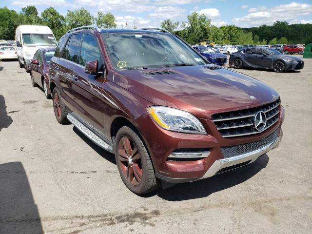 4JGDA5HBXFA527270 - 2015 MERCEDES-BENZ ML 350 4MA BURGUNDY photo 1