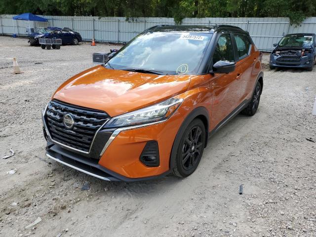 3N1CP5DV8ML562297 - 2021 NISSAN KICKS SR ORANGE photo 2