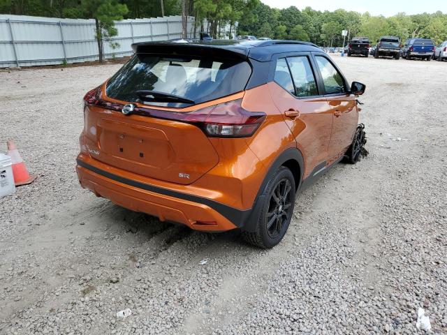 3N1CP5DV8ML562297 - 2021 NISSAN KICKS SR ORANGE photo 4