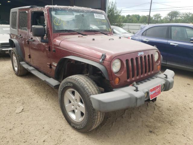 1J8GA59157L217419 - 2007 JEEP WRANGLER S BURGUNDY photo 1