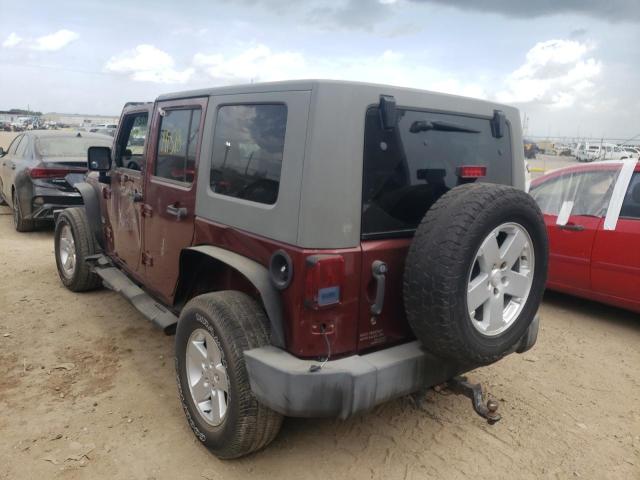 1J8GA59157L217419 - 2007 JEEP WRANGLER S BURGUNDY photo 3