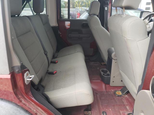 1J8GA59157L217419 - 2007 JEEP WRANGLER S BURGUNDY photo 6