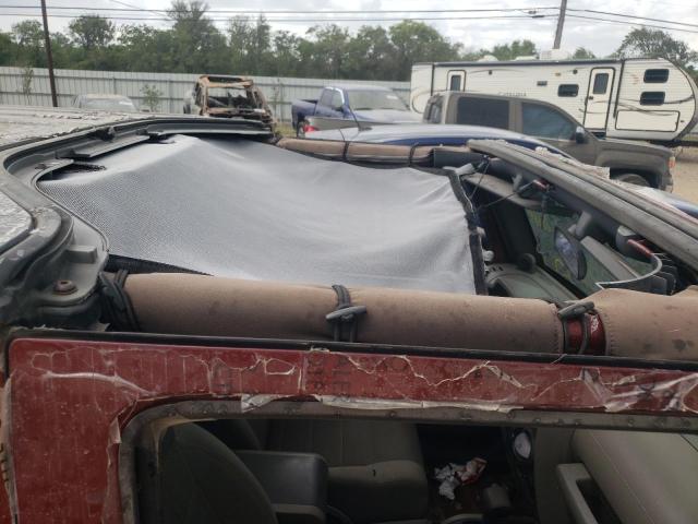 1J8GA59157L217419 - 2007 JEEP WRANGLER S BURGUNDY photo 9