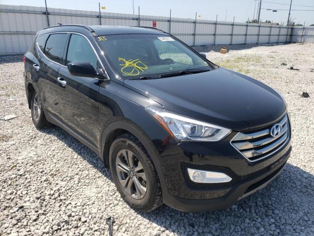 5XYZU3LB4GG353730 - 2016 HYUNDAI SANTA FE BLACK photo 1