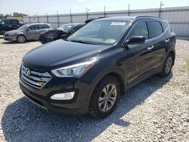 5XYZU3LB4GG353730 - 2016 HYUNDAI SANTA FE BLACK photo 2