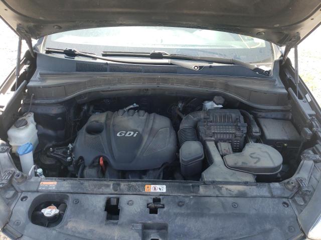 5XYZU3LB4GG353730 - 2016 HYUNDAI SANTA FE BLACK photo 7
