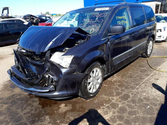 2C4RC1BG1ER396063 - 2014 CHRYSLER TOWN & COU GRAY photo 2